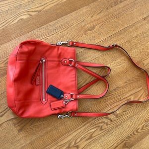 Gorgeous orange Coach bag
